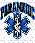 Blue Paramedic Digital Design