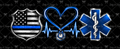 Badge, Heart & Life (black) Digitla Design